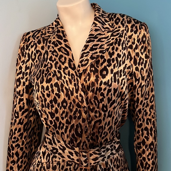 Let your inner animal spirit out with a silk coat dress. - Picture 2 of 9